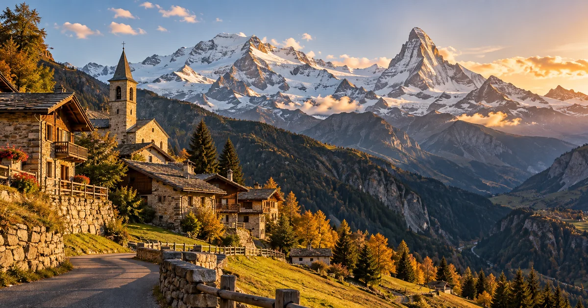 castelli alpini e Monte Bianco - Valle d'Aosta