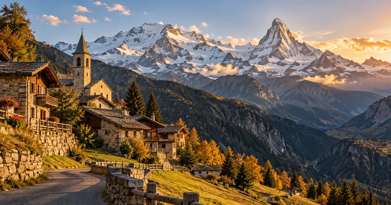 castelli alpini e Monte Bianco - Valle d'Aosta